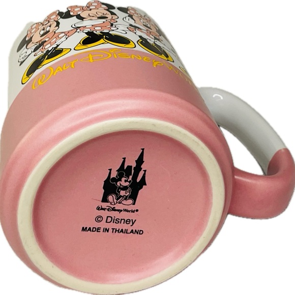 Disney Minnie Mouse Pink and White Mug with Yellow Accents - Picture 6 of 6